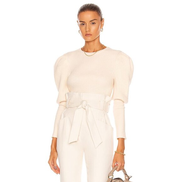 Jonathan Simkhai Standard Levy Ribbed Sweater - Picture 1 of 7